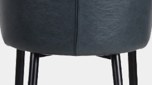 Metal Leg Faux Leather Upholstered Luxury Hotel Bar Chair