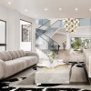 Comfortable Channel Tufted Fabric Sofa For Hotel Living Spaces