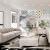 Comfortable Channel Tufted Fabric Sofa For Hotel Living Spaces