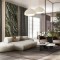 Comfortable Channel Tufted Fabric Sofa For Hotel Living Spaces