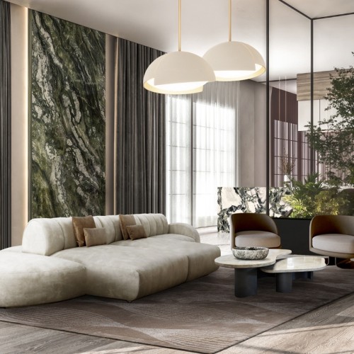 Comfortable Channel Tufted Fabric Sofa For Hotel Living Spaces