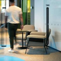 Premium Fabric Accent Chair For Hotel Lounge And Waiting Areas