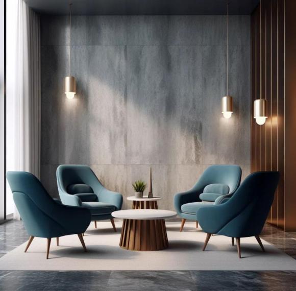 Stylish Ergonomic Lounge Chair For Hotel Guest Rooms