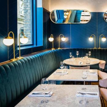 Opulent Velvet Restaurant Booth Seating For Boutique Hotel Dining