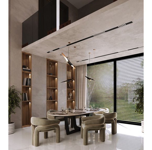 Contemporary Dining Table For Upscale Hotel Restaurant Spaces