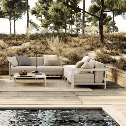 Weather-Resistant Modular Outdoor Sofa Set For Hotel Patio
