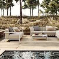 Weather-Resistant Modular Outdoor Sofa Set For Hotel Patio