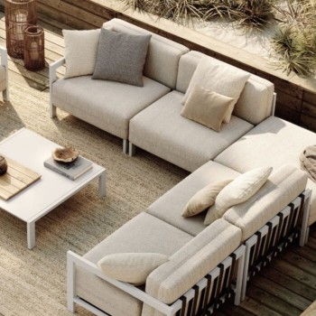 Weather-Resistant Modular Outdoor Sofa Set For Hotel Patio