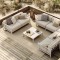 Weather-Resistant Modular Outdoor Sofa Set For Hotel Patio