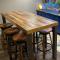 Modern Rustic Style Indoor Bar Table Perfect For Hotel And Resort Spaces
