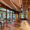Metal Frame High Bar Table For Commercial Hotel Bar And Cafe