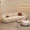 Plush Velvet Fabric Curved Sofa Designed For High-End Hospitality