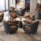 Leather Art Leisure Chair Perfect For Hotel Lobby And Waiting Rooms
