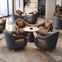 Leather Art Leisure Chair Perfect For Hotel Lobby And Waiting Rooms