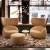 Organic-Shaped Plush Leisure Chair For Hotel Lobby Decor