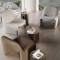 Organic-Shaped Plush Leisure Chair For Hotel Lobby Decor
