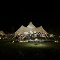 Waterproof Large Glamping Tent With Sturdy Frame For Luxury Hotel Resorts And Outdoor Events