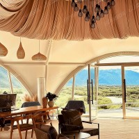 Weatherproof Luxury Gazebo Tent For Hotel And Resort Glamping Experiences