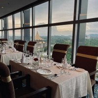 Luxury Event Table Decor With White Linens And Floral Arrangements For Hotel Ballroom