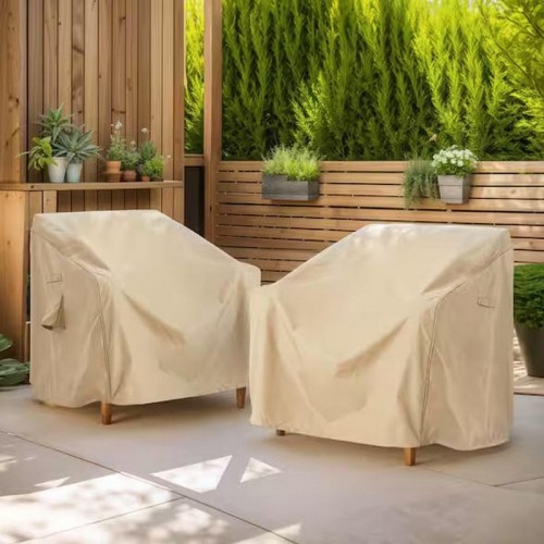 Waterproof Outdoor Furniture Cover Set UV Resistant Protector For Hotel Garden