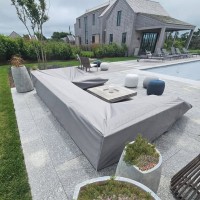 Waterproof Outdoor Furniture Cover Set UV Resistant Protector For Hotel Garden