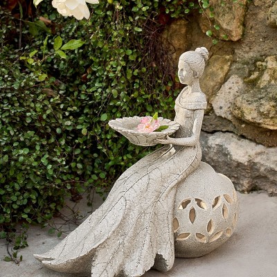 Classical Marble Woman Sculpture Garden Statue For Hotel Lobby And Courtyard