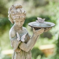 Classical Marble Woman Sculpture Garden Statue For Hotel Lobby And Courtyard