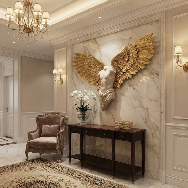 Modern Abstract Marble Sculpture Indoor Art Decor For Hotel Lobby And Lounge