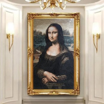 Elegant Lady Portrait Framed Artwork Wall Painting For Hotel Interior Design