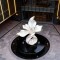 Stacked Abstract Pendant Art Decoration For Hotel Lobby & Garden