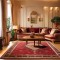 Luxury Traditional Persian Style Area Rug For Hotel Living Room And Lobby Decor