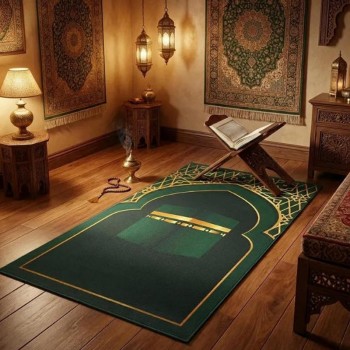 Islamic Pattern Musalla Carpet For Hotel Mosque Prayer Room