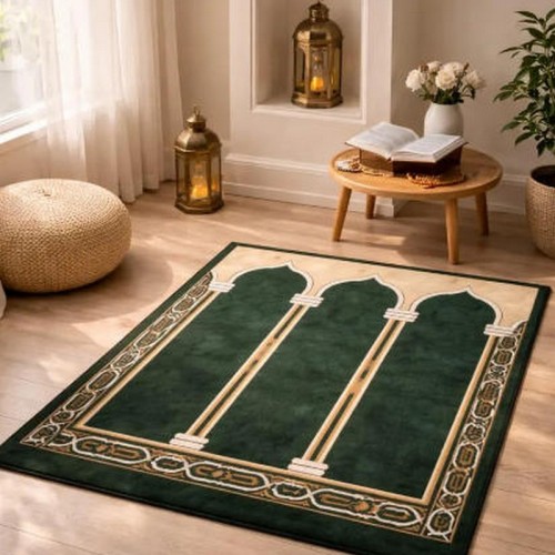 Modern Abstract Geometric Musalla Carpet For Hotel Mosque And Prayer Room