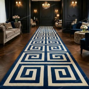 Modern Abstract Geometric Musalla Carpet For Hotel Mosque And Prayer Room
