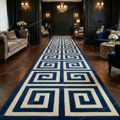 Modern Abstract Geometric Musalla Carpet For Hotel Mosque And Prayer Room