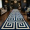 Modern Abstract Geometric Musalla Carpet For Hotel Mosque And Prayer Room