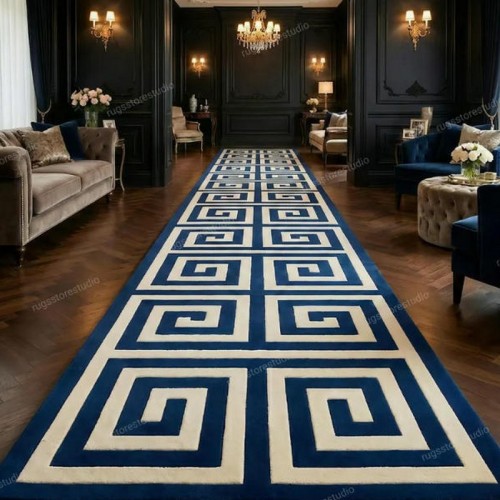 Modern Abstract Geometric Musalla Carpet For Hotel Mosque And Prayer Room