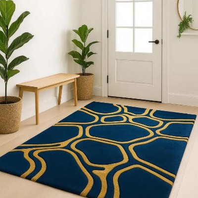 Modern Abstract Geometric Musalla Carpet For Hotel Mosque And Prayer Room