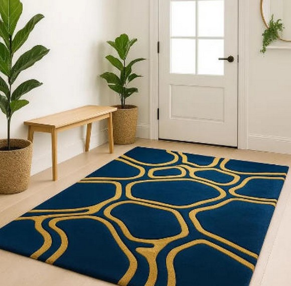 Modern Abstract Geometric Musalla Carpet For Hotel Mosque And Prayer Room