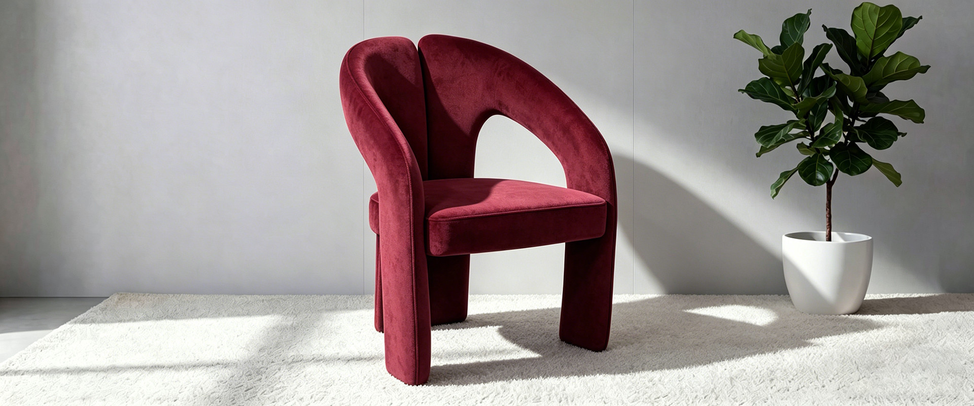 Velvet Upholstered Dining Chair