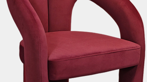 Velvet Upholstered Dining Chair