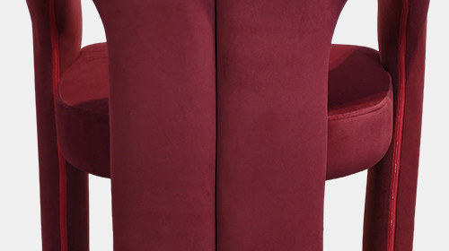Velvet Upholstered Dining Chair