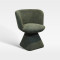 High-End Hospitality Seating Soft Woven Fabric Chair For Hotel Spaces