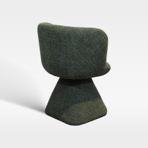 High-End Hospitality Seating Soft Woven Fabric Chair For Hotel Spaces