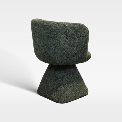 High-End Hospitality Seating Soft Woven Fabric Chair For Hotel Spaces
