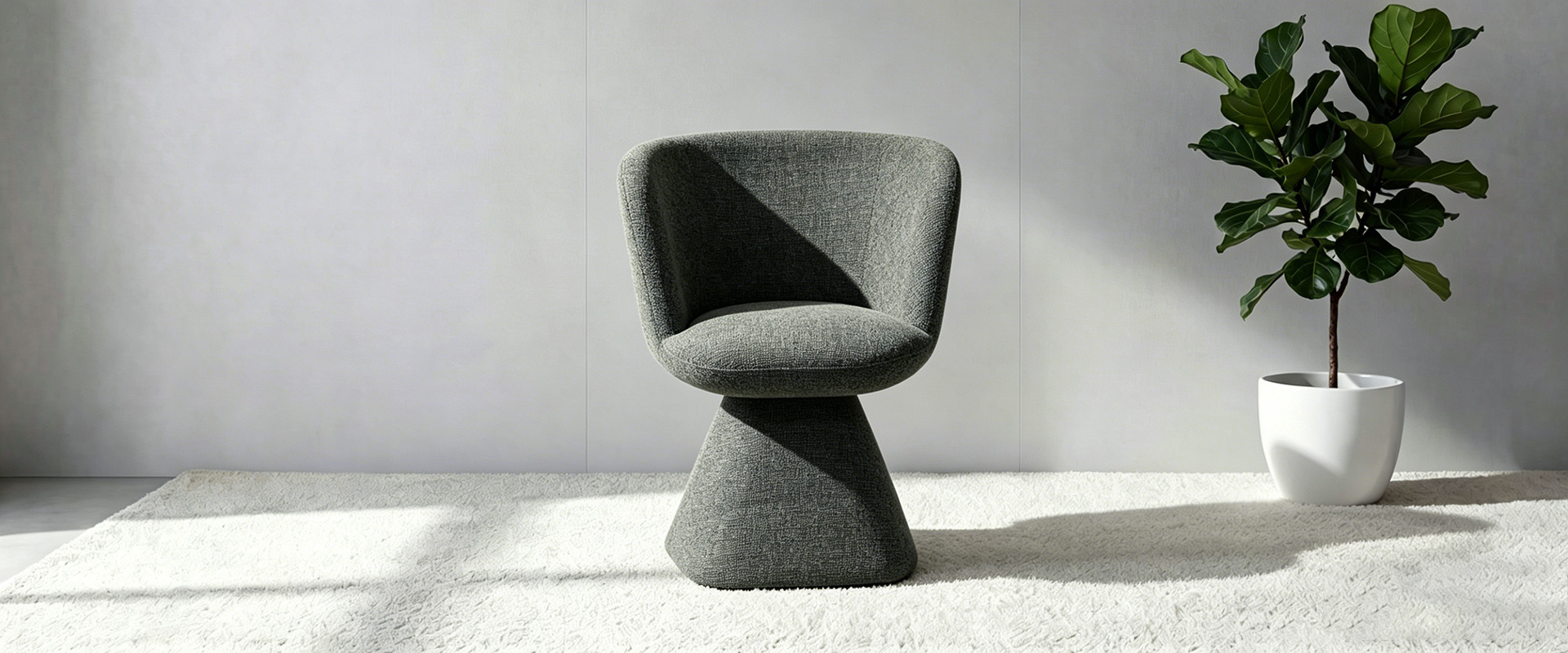High-End Hospitality Seating Soft Woven Fabric Chair