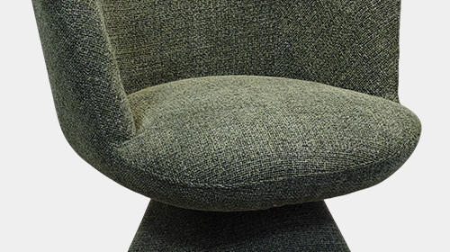 High-End Hospitality Seating Soft Woven Fabric Chair
