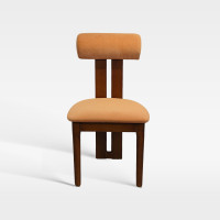 Stylish Elegant Inspired Dining Chair With Velvet Seat And Backrest For Hotels