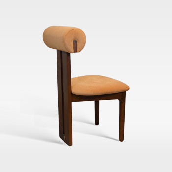 Stylish Elegant Inspired Dining Chair With Velvet Seat And Backrest For Hotels