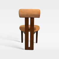 Stylish Elegant Inspired Dining Chair With Velvet Seat And Backrest For Hotels